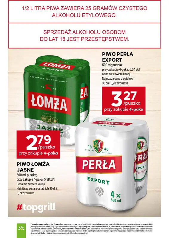 Stokrotka - gazetka promocyjna Gazetka Supermarket od czwartku 16.04 do środy 22.04 - strona 22
