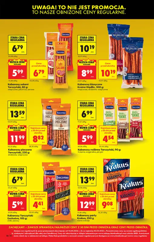 Biedronka - gazetka promocyjna Od czwartku, Z ladą tradycyjną od czwartku 16.04 do środy 22.04 - strona 12