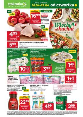 Stokrotka - gazetka promocyjna Gazetka Supermarket od czwartku 16.04 do środy 22.04