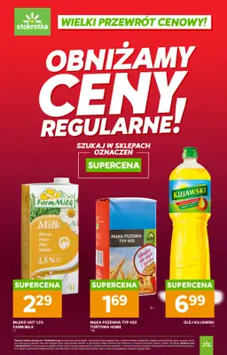 Stokrotka - gazetka promocyjna Obniżamy ceny regularne! od czwartku 16.04 