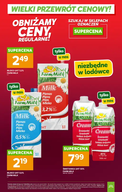 Stokrotka - gazetka promocyjna Obniżamy ceny regularne! od czwartku 16.04  - strona 5