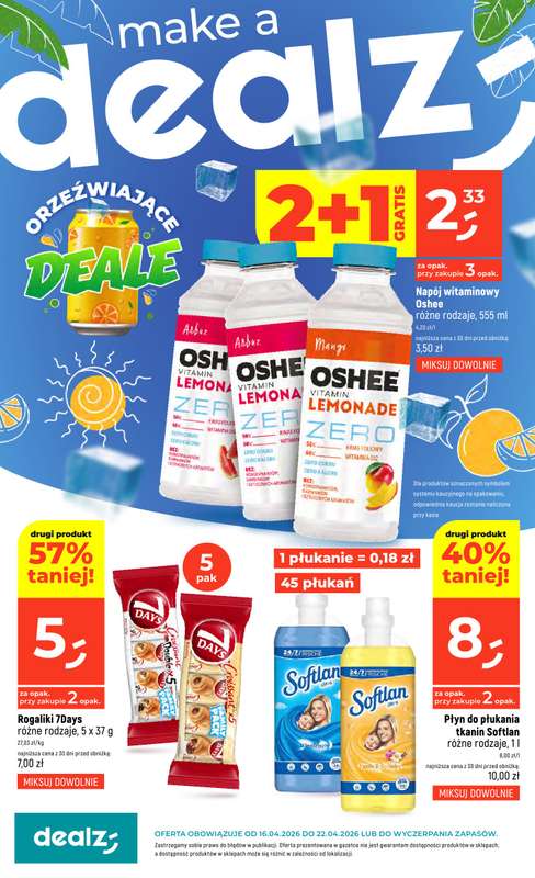 Dealz - gazetka promocyjna Make a Dealz! od czwartku 16.04 do środy 22.04