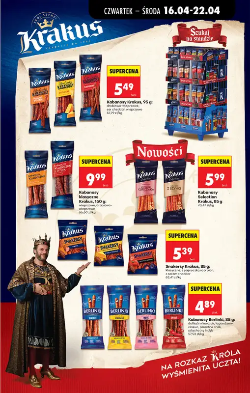 Biedronka - gazetka promocyjna Od czwartku, Z ladą tradycyjną od czwartku 16.04 do środy 22.04 - strona 47