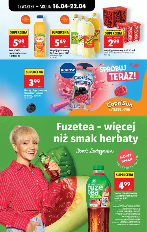 Biedronka - gazetka promocyjna Od czwartku, Z ladą tradycyjną od czwartku 16.04 do środy 22.04 - strona 68