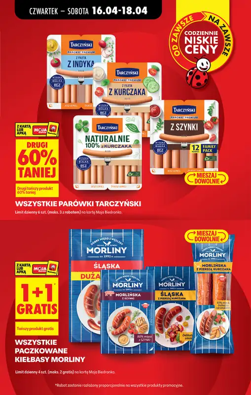 Biedronka - gazetka promocyjna Od czwartku, Z ladą tradycyjną od czwartku 16.04 do środy 22.04 - strona 15