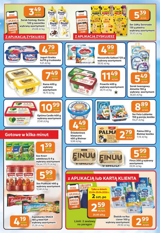 Społem Częstochowa - gazetka promocyjna Gazetka od czwartku 23.04 do wtorku 05.05 - strona 6