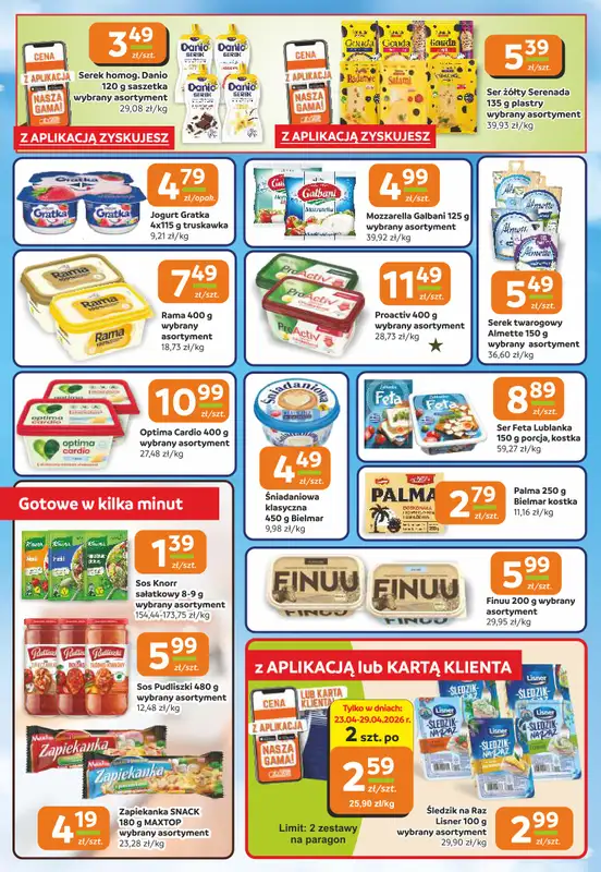 Społem Częstochowa - gazetka promocyjna Gazetka od czwartku 23.04 do wtorku 05.05 - strona 6