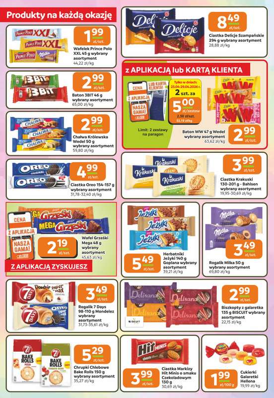 Społem Częstochowa - gazetka promocyjna Gazetka od czwartku 23.04 do wtorku 05.05 - strona 4