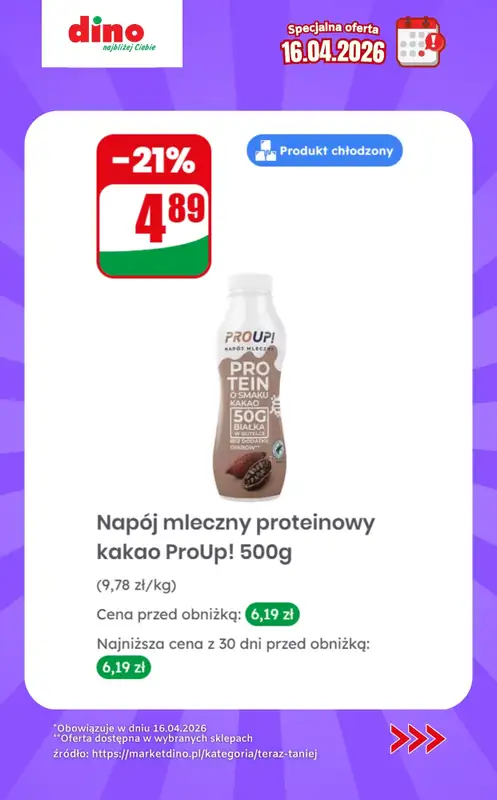 Dino - gazetka promocyjna Specjalna oferta na 16.04.2026 - promocje spoza gazetki od czwartku 16.04 do czwartku 16.04 - strona 6
