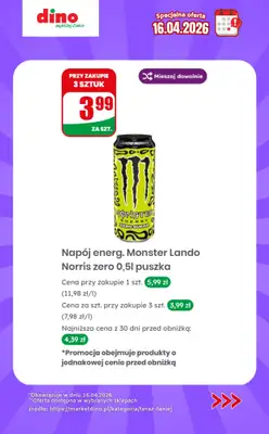 Dino - gazetka promocyjna Specjalna oferta na 16.04.2026 - promocje spoza gazetki od czwartku 16.04 do czwartku 16.04 - strona 8