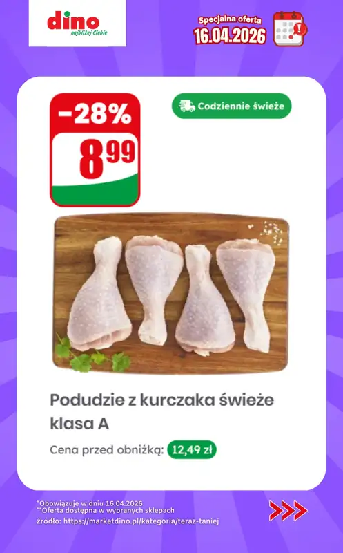 Dino - gazetka promocyjna Specjalna oferta na 16.04.2026 - promocje spoza gazetki od czwartku 16.04 do czwartku 16.04 - strona 3