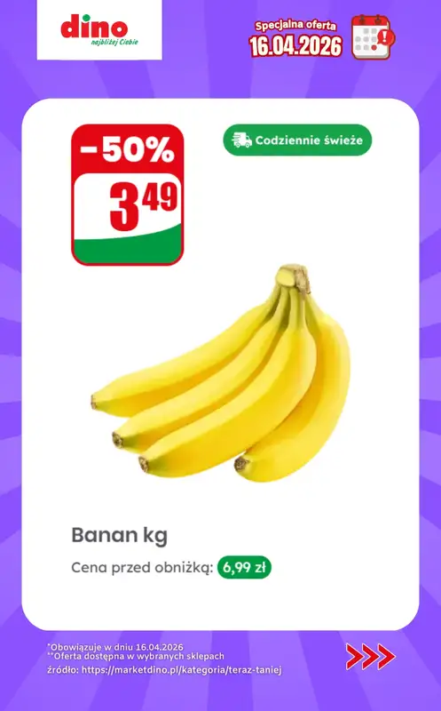 Dino - gazetka promocyjna Specjalna oferta na 16.04.2026 - promocje spoza gazetki od czwartku 16.04 do czwartku 16.04 - strona 2