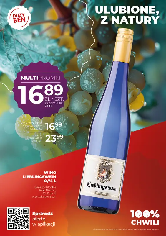 Duży Ben - gazetka promocyjna Gazetka alkoholowa od czwartku 16.04 do środy 29.04 - strona 10