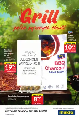 Makro - gazetka promocyjna Grill pełen pysznych chwil! od wtorku 21.04 do poniedziałku 04.05