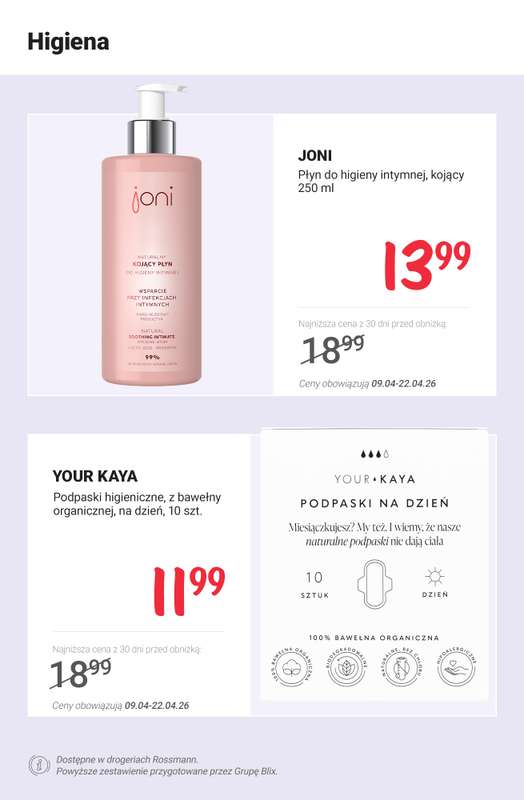Rossmann - gazetka promocyjna MEGA PROMOCJE od czwartku 16.04 do środy 22.04 - strona 9