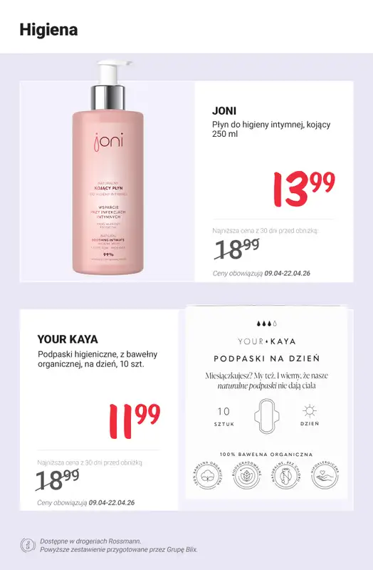 Rossmann - gazetka promocyjna MEGA PROMOCJE od czwartku 16.04 do środy 22.04 - strona 9