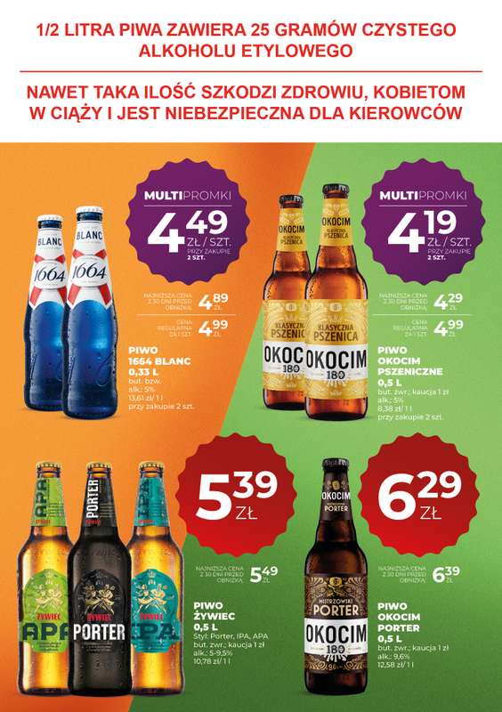 Duży Ben - gazetka promocyjna Gazetka piwna od czwartku 16.04 do środy 29.04 - strona 4