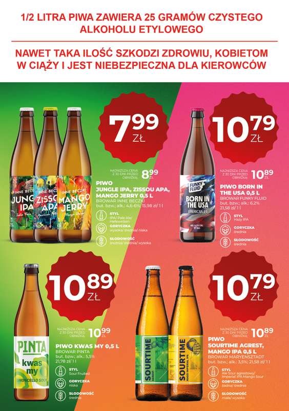 Duży Ben - gazetka promocyjna Gazetka piwna od czwartku 16.04 do środy 29.04 - strona 12