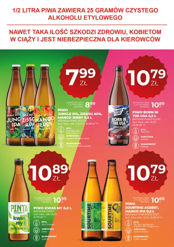 Duży Ben - gazetka promocyjna Gazetka piwna od czwartku 16.04 do środy 29.04 - strona 12