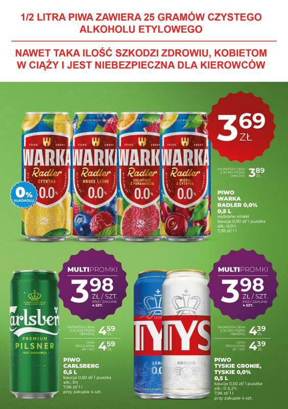 Duży Ben - gazetka promocyjna Gazetka piwna od czwartku 16.04 do środy 29.04 - strona 7