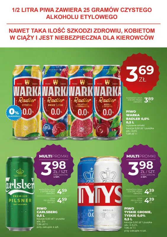 Duży Ben - gazetka promocyjna Gazetka piwna od czwartku 16.04 do środy 29.04 - strona 7