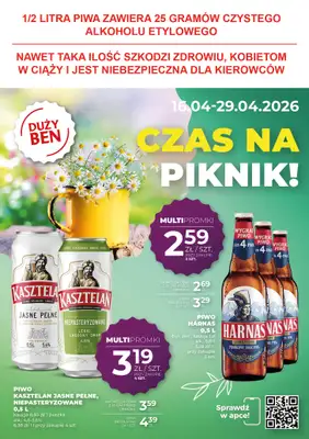 Duży Ben - gazetka promocyjna Gazetka piwna od czwartku 16.04 do środy 29.04