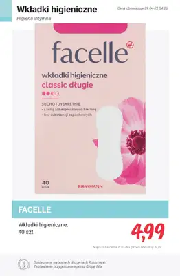 Rossmann - gazetka promocyjna Higiena intymna - SPRAWDŹ PROMOCJE! od czwartku 16.04 do środy 22.04 - strona 3