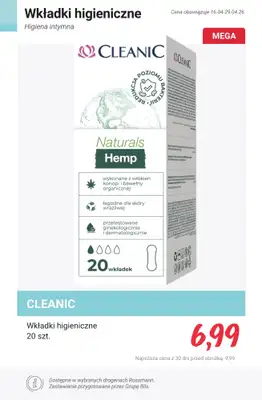 Rossmann - gazetka promocyjna Higiena intymna - SPRAWDŹ PROMOCJE! od czwartku 16.04 do środy 22.04 - strona 12