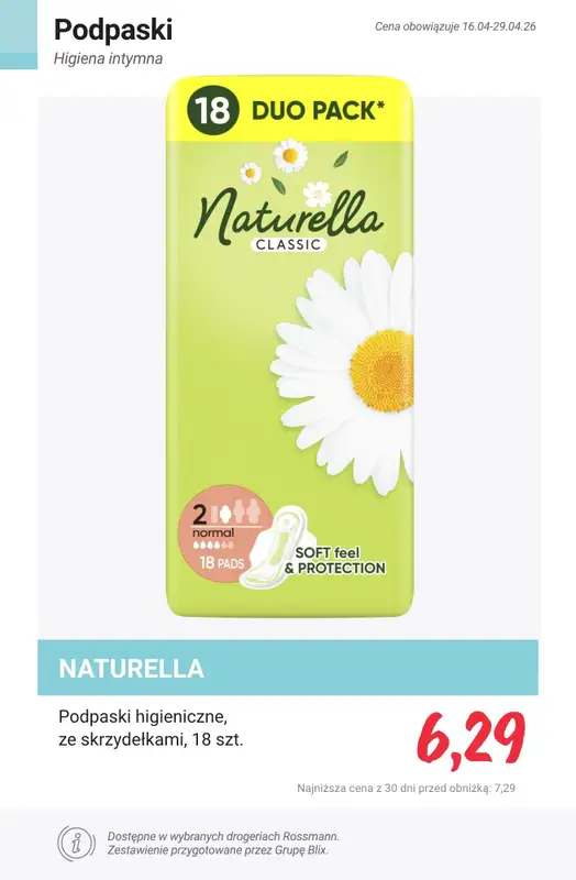 Rossmann - gazetka promocyjna Higiena intymna - SPRAWDŹ PROMOCJE! od czwartku 16.04 do środy 22.04 - strona 2