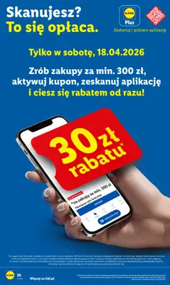 Lidl - gazetka promocyjna Oferta od czwartku od czwartku 16.04 do soboty 18.04 - strona 20