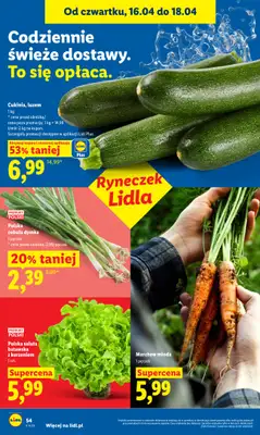 Lidl - gazetka promocyjna Oferta od czwartku od czwartku 16.04 do soboty 18.04 - strona 56