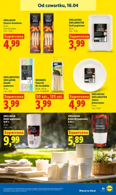 Lidl - gazetka promocyjna Oferta od czwartku od czwartku 16.04 do soboty 18.04 - strona 91