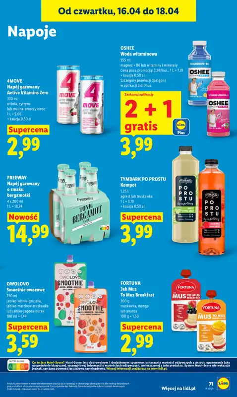 Lidl - gazetka promocyjna Oferta od czwartku od czwartku 16.04 do soboty 18.04 - strona 75