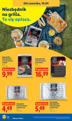Lidl - gazetka promocyjna Oferta od czwartku od czwartku 16.04 do soboty 18.04 - strona 92