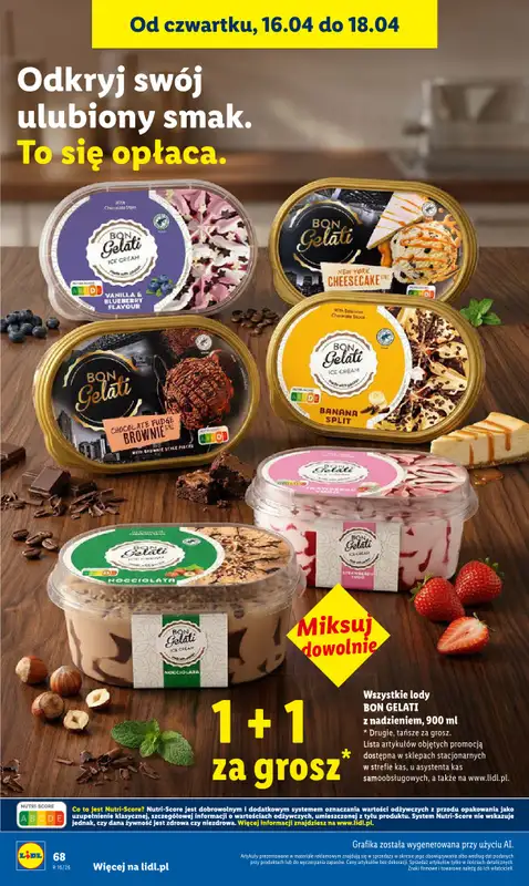 Lidl - gazetka promocyjna Oferta od czwartku od czwartku 16.04 do soboty 18.04 - strona 72