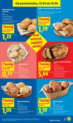 Lidl - gazetka promocyjna Oferta od czwartku od czwartku 16.04 do soboty 18.04 - strona 59
