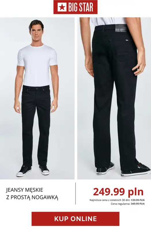 BIG STAR - gazetka promocyjna Jeansy i spodnie męskie z wyprzedaży od czwartku 16.04  - strona 5