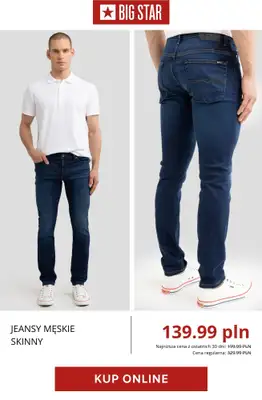 BIG STAR - gazetka promocyjna Jeansy i spodnie męskie z wyprzedaży od czwartku 16.04  - strona 2