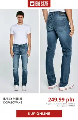 BIG STAR - gazetka promocyjna Jeansy i spodnie męskie z wyprzedaży od czwartku 16.04  - strona 6
