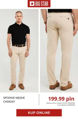 BIG STAR - gazetka promocyjna Jeansy i spodnie męskie z wyprzedaży od czwartku 16.04  - strona 7