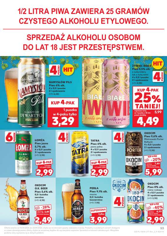 Kaufland - gazetka promocyjna Gazetka Tygodnia od czwartku 16.04 do środy 22.04 - strona 53