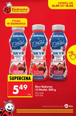 Biedronka - gazetka promocyjna Nowości w Biedronce! od czwartku 16.04 do soboty 18.04 - strona 4