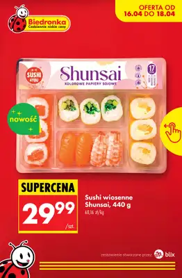 Biedronka - gazetka promocyjna Nowości w Biedronce! od czwartku 16.04 do soboty 18.04 - strona 9