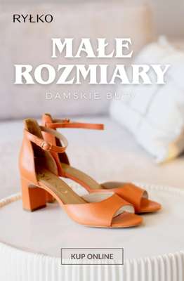 Ryłko - gazetka promocyjna Małe rozmiary - obuwie damskie od czwartku 16.04 do czwartku 23.04