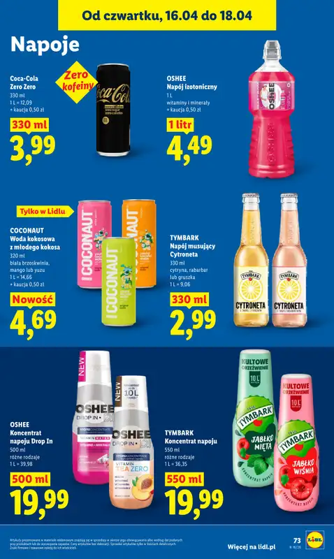 Lidl - gazetka promocyjna Oferta od czwartku od czwartku 16.04 do soboty 18.04 - strona 77
