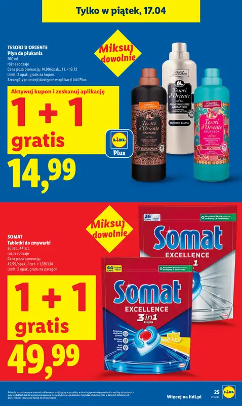 Lidl - gazetka promocyjna Oferta od czwartku od czwartku 16.04 do soboty 18.04 - strona 25
