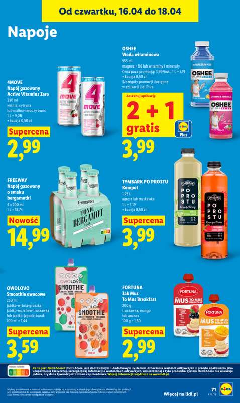 Lidl - gazetka promocyjna Oferta od czwartku od czwartku 16.04 do soboty 18.04 - strona 75