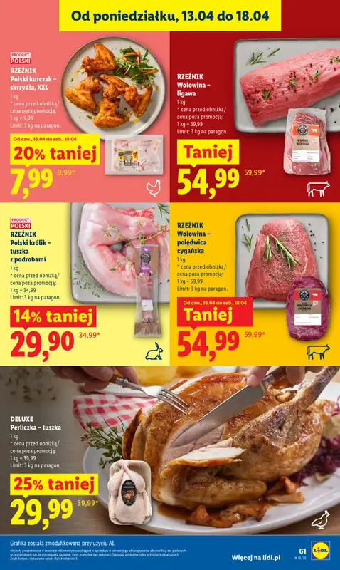 Lidl - gazetka promocyjna Oferta od czwartku od czwartku 16.04 do soboty 18.04 - strona 63