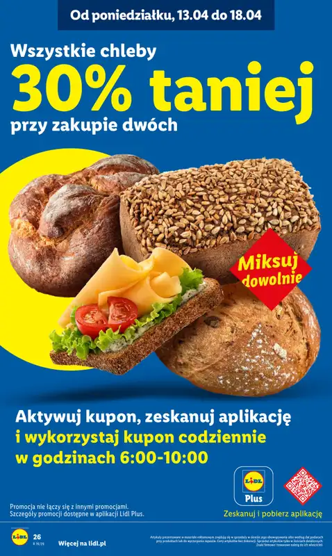 Lidl - gazetka promocyjna Oferta od czwartku od czwartku 16.04 do soboty 18.04 - strona 26