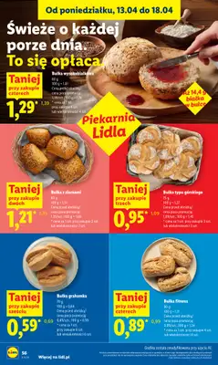Lidl - gazetka promocyjna Oferta od czwartku od czwartku 16.04 do soboty 18.04 - strona 58